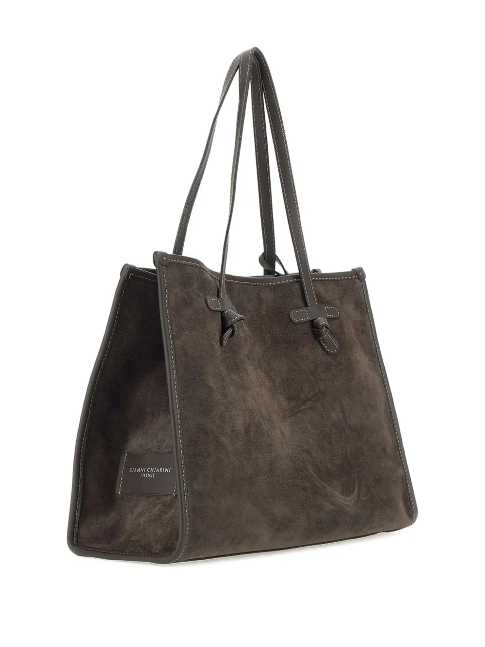 MARCELLA CLUB Suède shopper Bruin