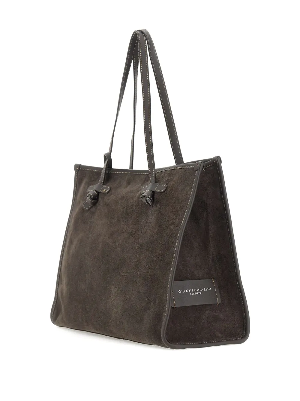 MARCELLA CLUB Suède shopper Bruin