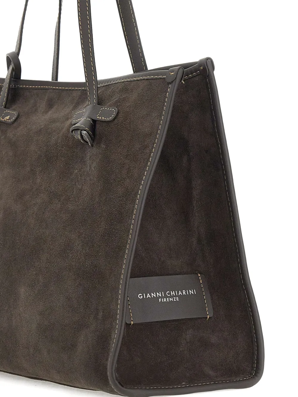 MARCELLA CLUB Suède shopper Bruin