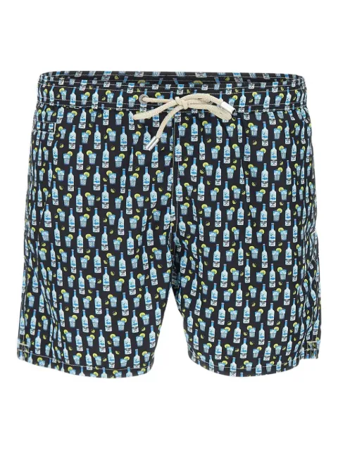 MC2 Saint Barth Lighting bottle-print swim shorts