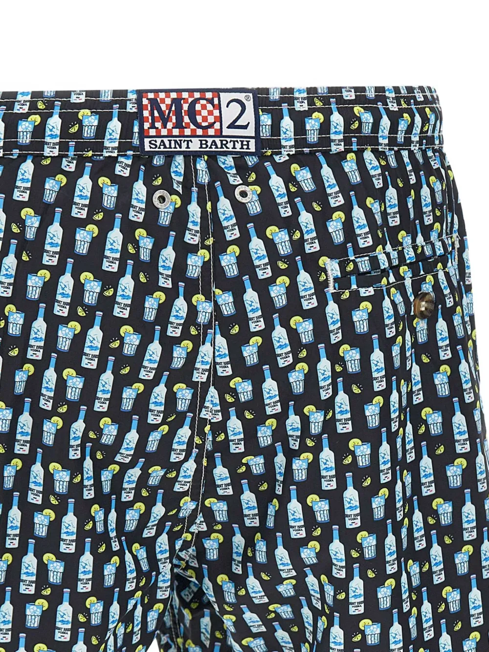 MC2 Saint Barth Lighting zwembroek met print Zwart