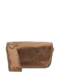 GIANNI CHIARINI Kim zip-fastening clutch bag - Brown