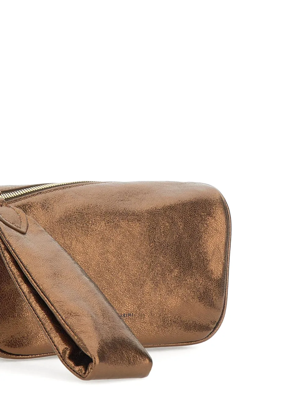 GIANNI CHIARINI Kim clutch met ritssluiting Bruin