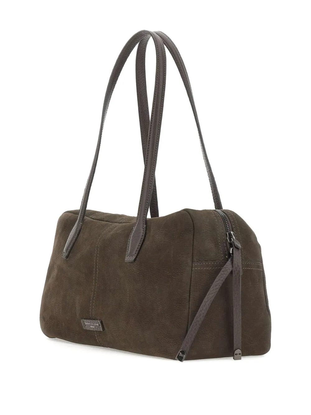 GIANNI CHIARINI Suède shopper met handgreep Bruin
