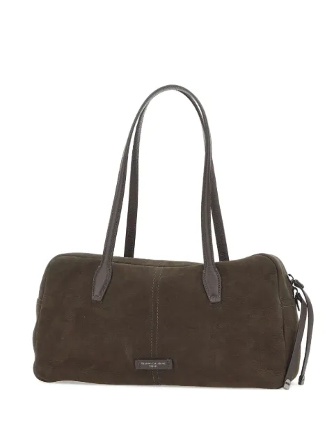 GIANNI CHIARINI suede top-handle tote bag