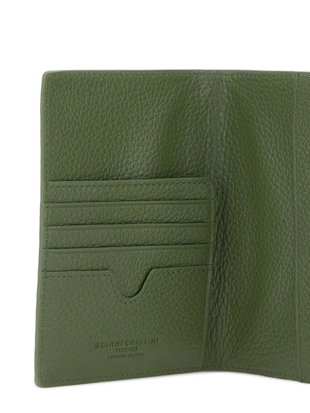 GIANNI CHIARINI Leren portemonnee Groen