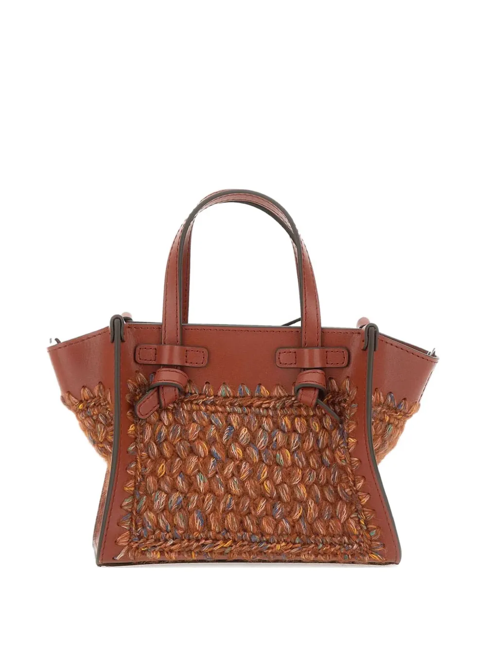Marcella Club Braided Leather Tote Bag