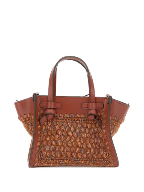 MARCELLA CLUB braided leather tote bag