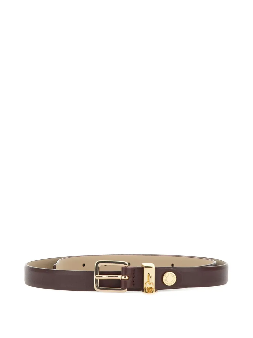 GIANNI CHIARINI Leren gespriem Rood