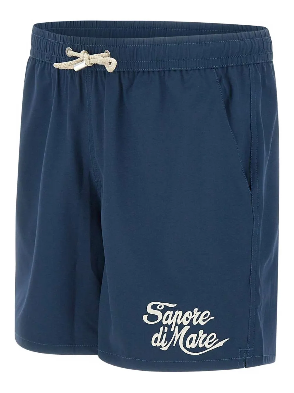 MC2 Saint Barth Zwembroek met logoprint Blauw