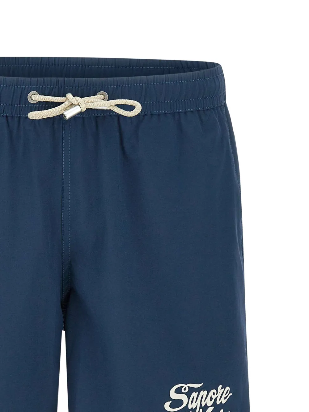 MC2 Saint Barth Zwembroek met logoprint Blauw