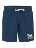 MC2 Saint Barth logo-printed swim shorts - Blue