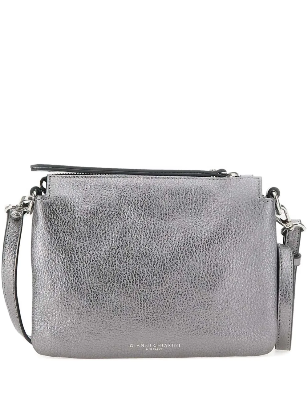 GIANNI CHIARINI leather cross body bag Zilver