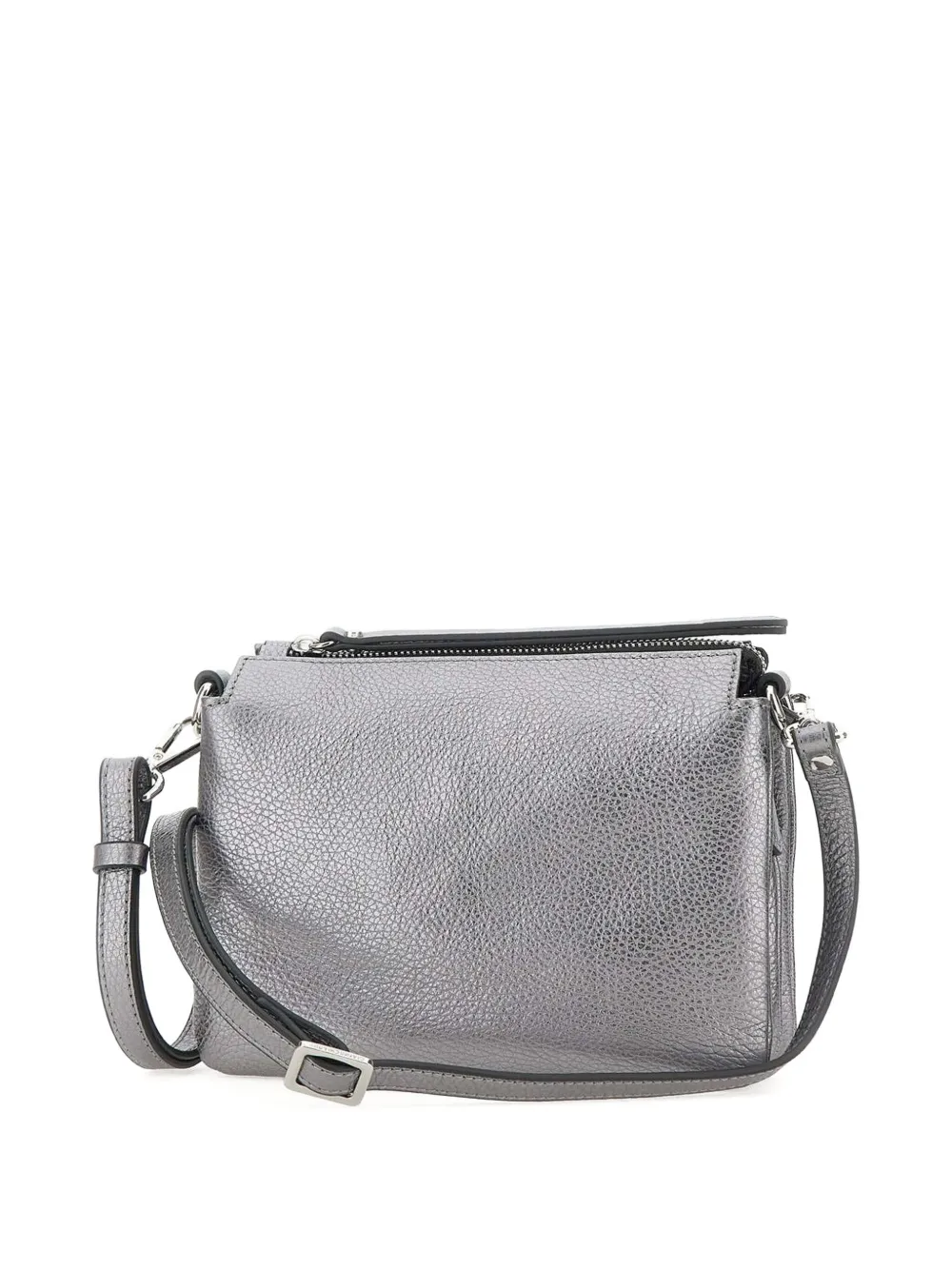 GIANNI CHIARINI Leren crossbodytas Zilver