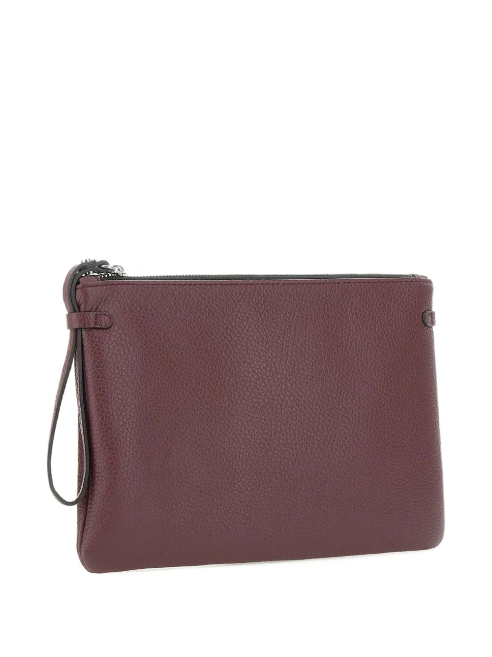 GIANNI CHIARINI Leren clutch Rood