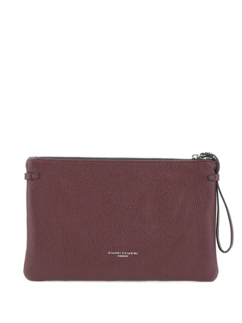 GIANNI CHIARINI leather clutch bag