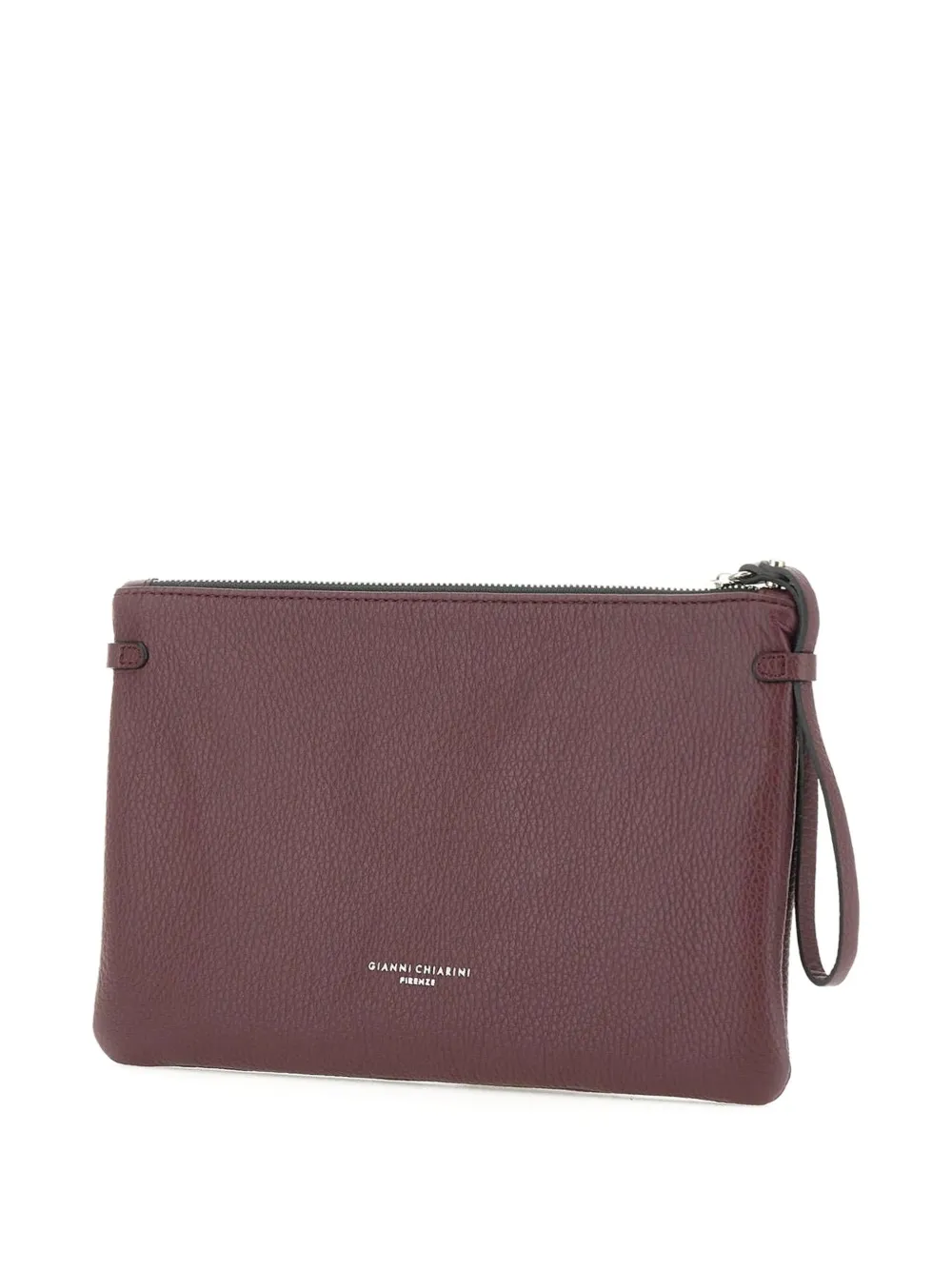 GIANNI CHIARINI Leren clutch Rood