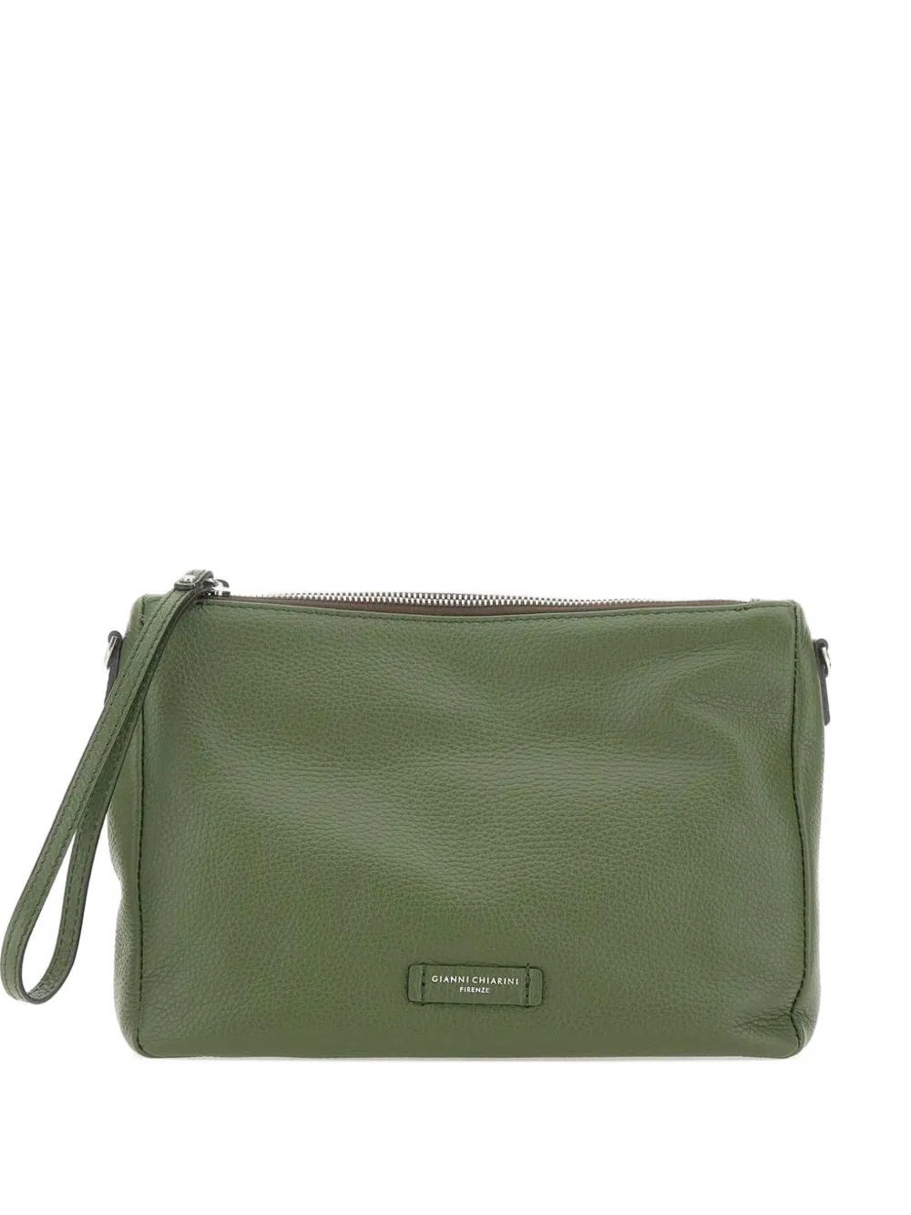 GIANNI CHIARINI Leren clutch Groen