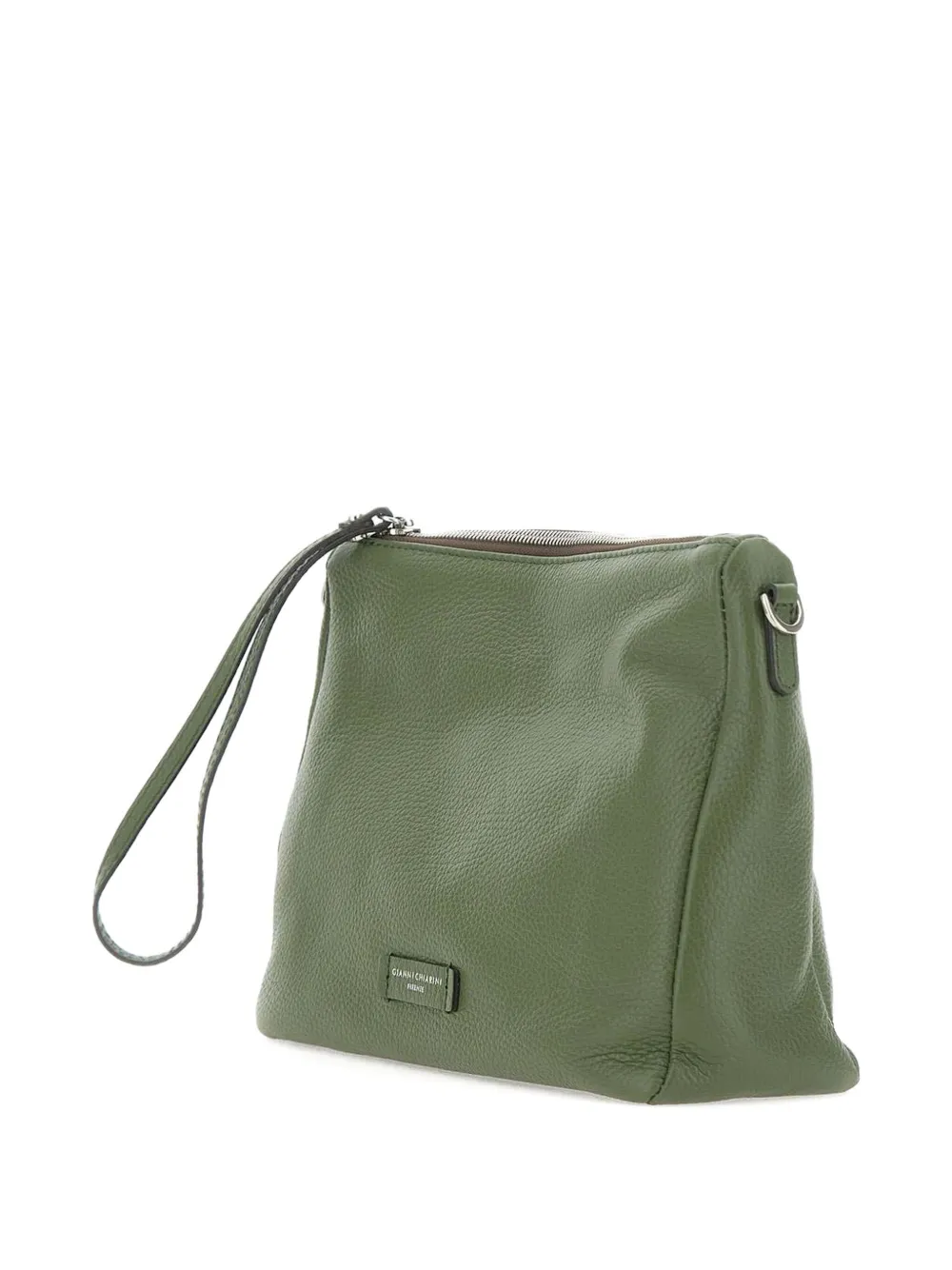 GIANNI CHIARINI Leren clutch Groen