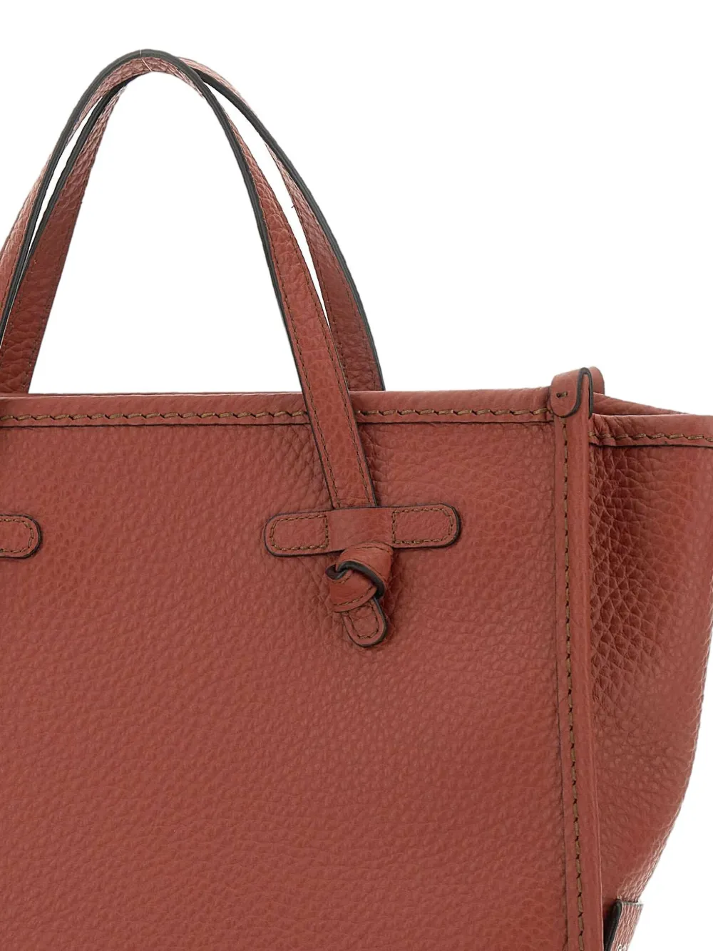 MARCELLA CLUB Leren shopper Rood