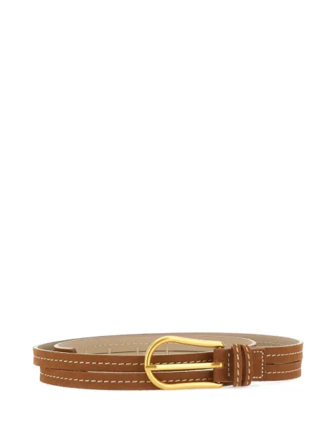 GIANNI CHIARINI suede leather buckle belt