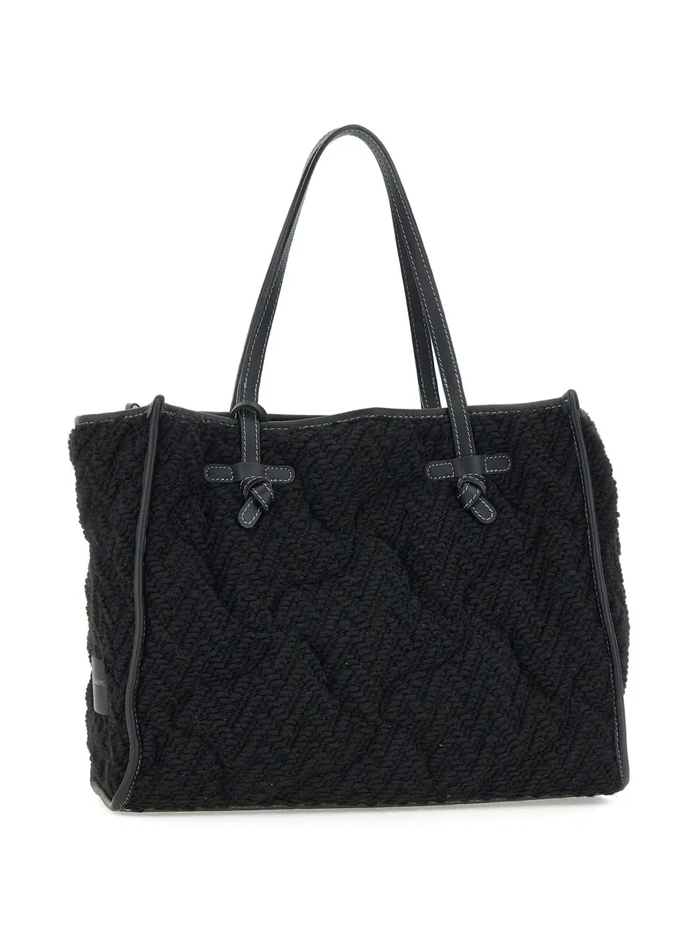 MARCELLA CLUB Shopper met geknoopt detail Zwart