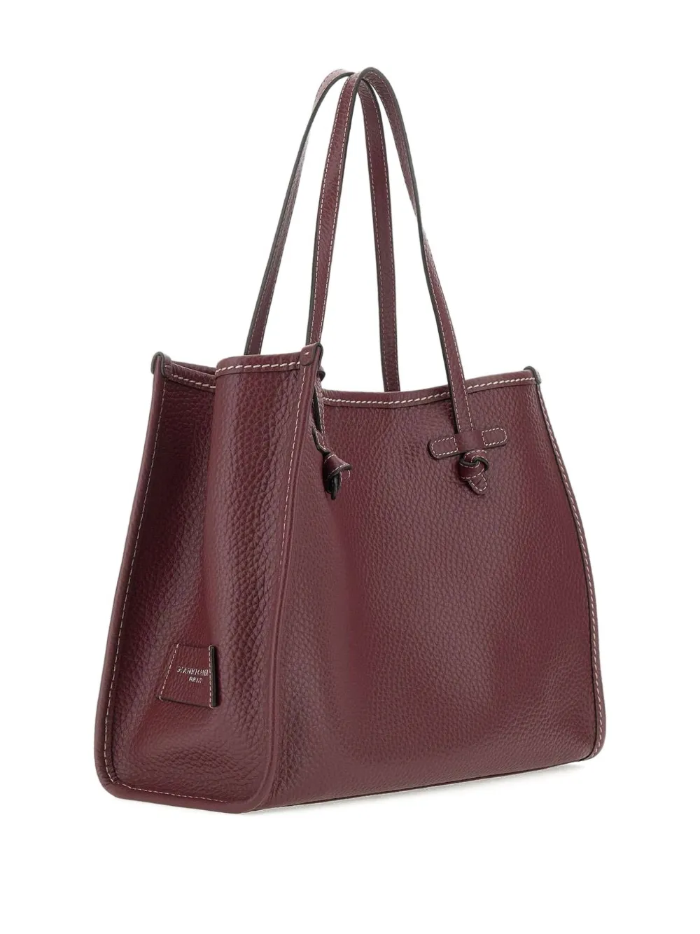 MARCELLA CLUB Leren shopper Rood
