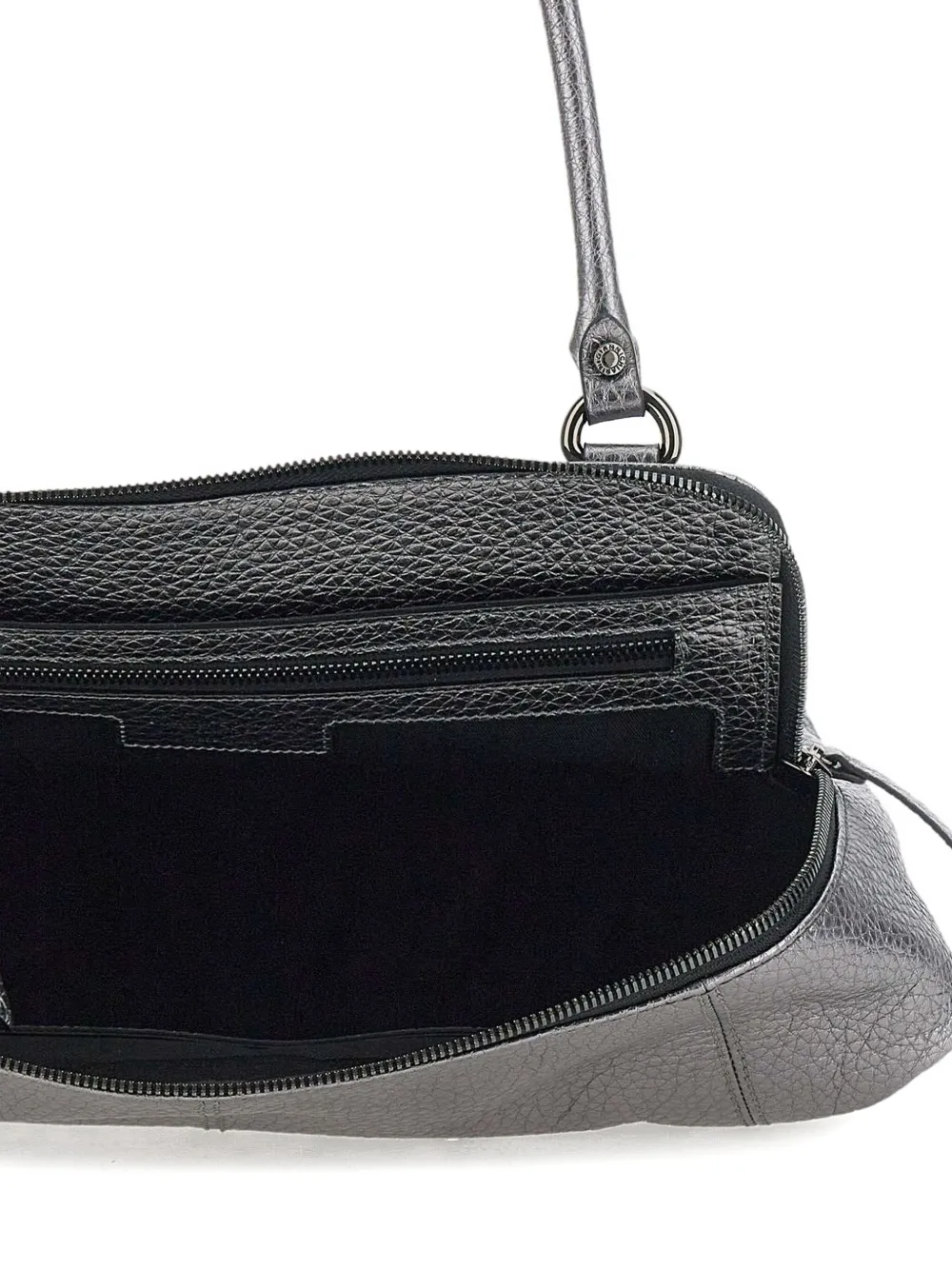 GIANNI CHIARINI Schoudertas met metallic-effect Zilver