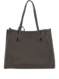 GIANNI CHIARINI Marcella knotted-detail leather tote bag - Brown
