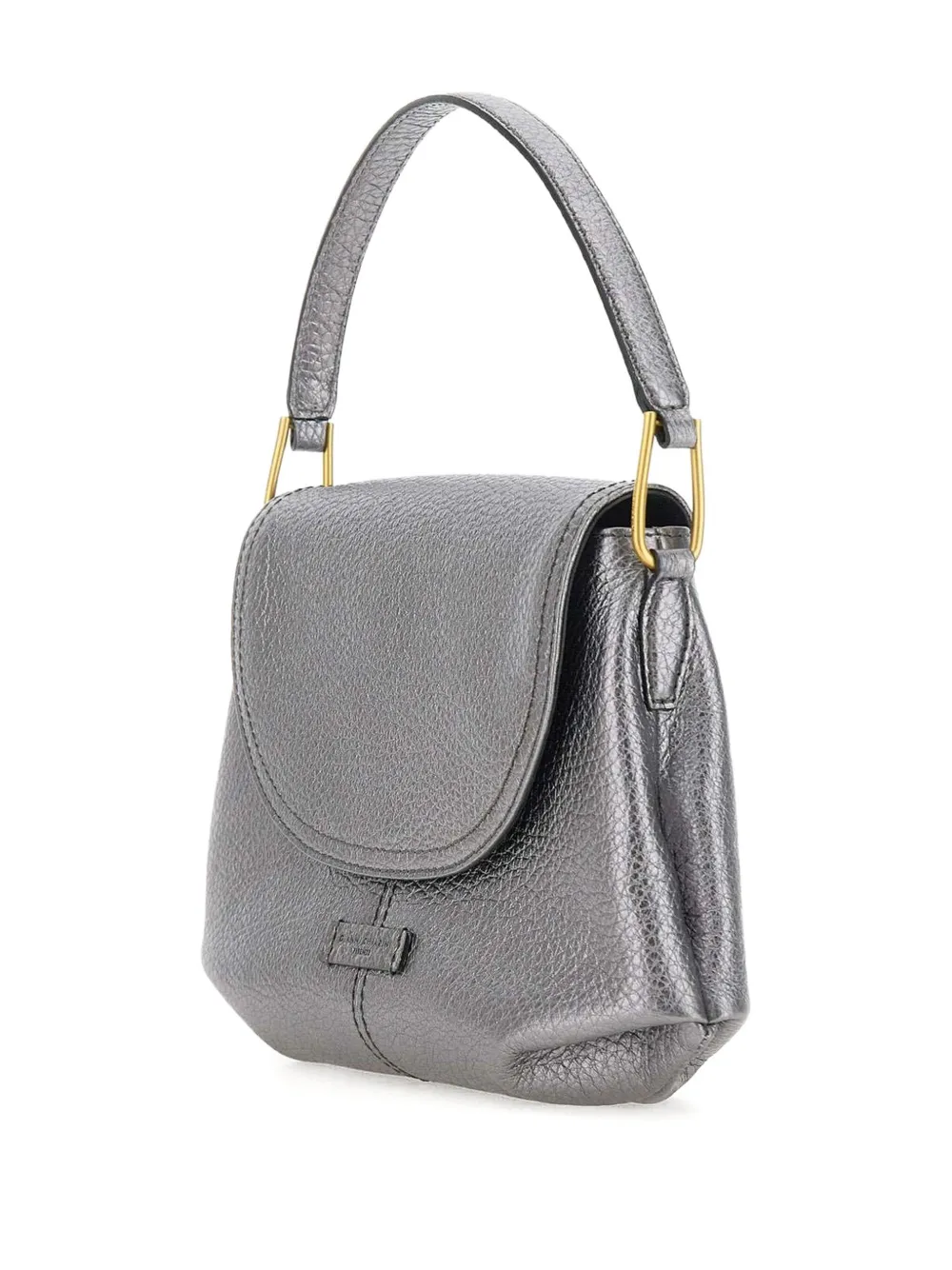 GIANNI CHIARINI Leren schoudertas Grijs