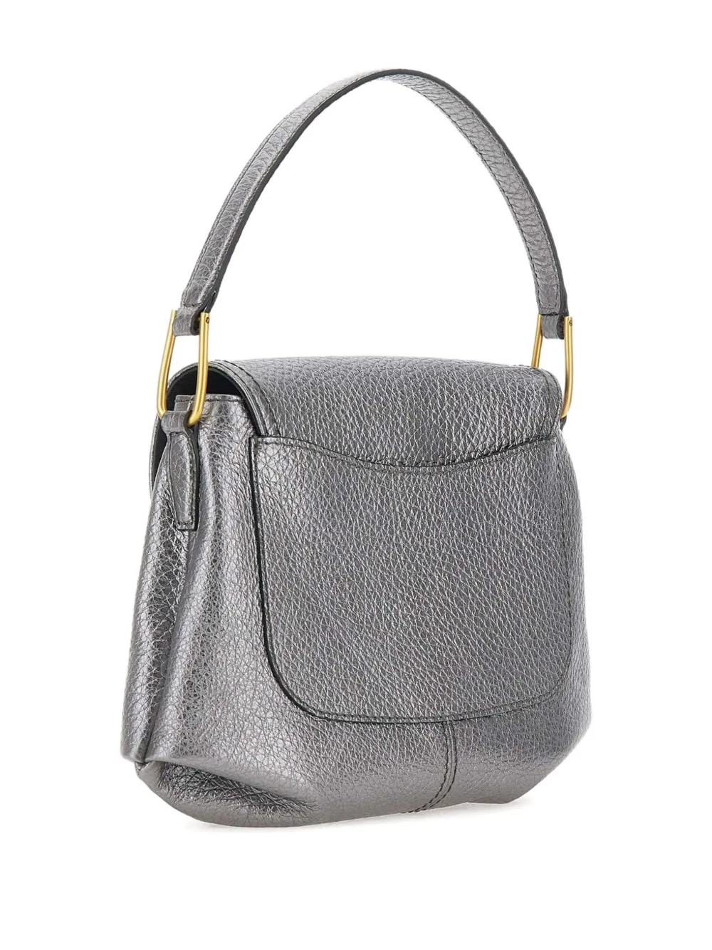 GIANNI CHIARINI Leren schoudertas Grijs