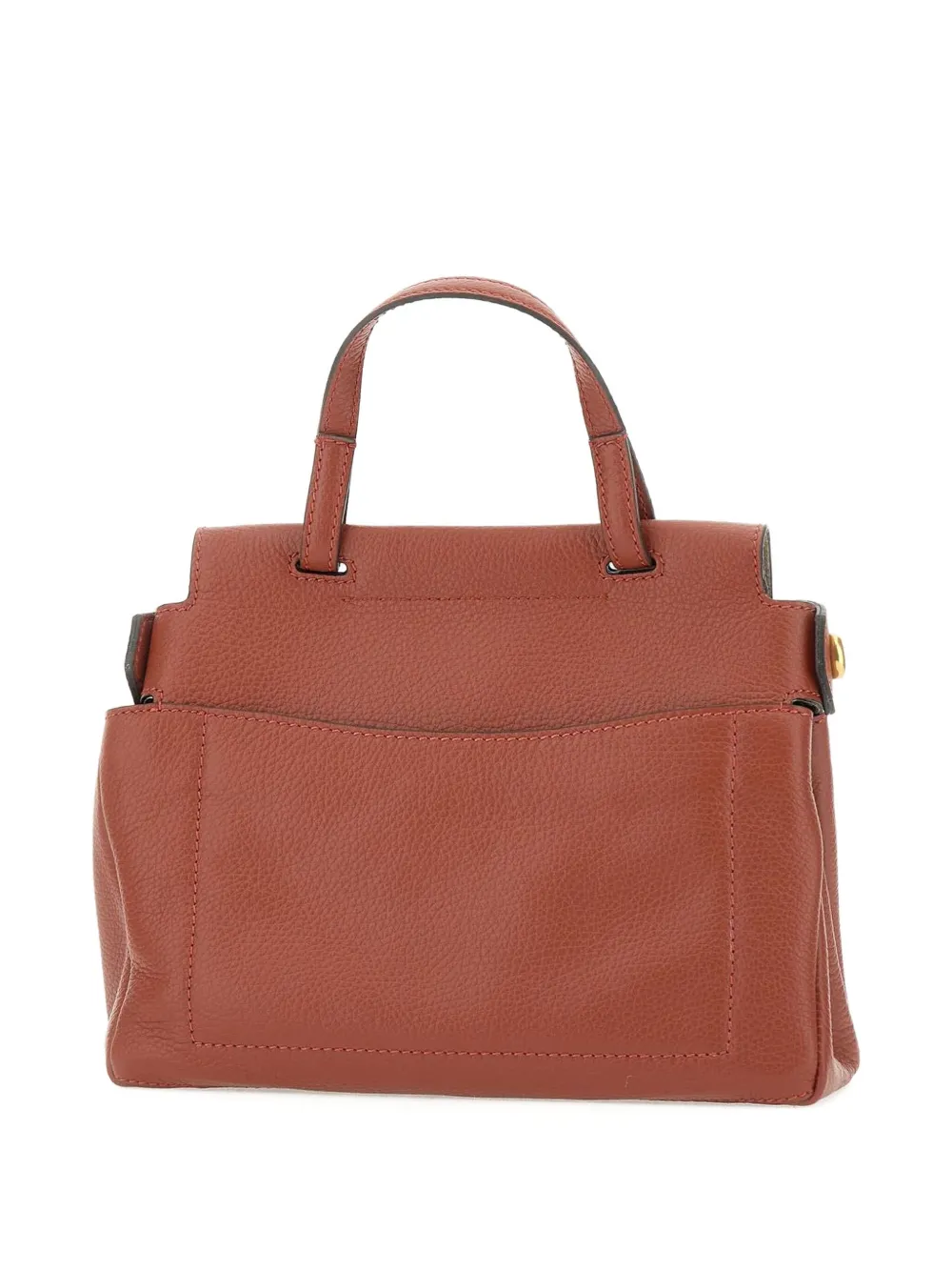 GIANNI CHIARINI Ottavia leren shopper Bruin
