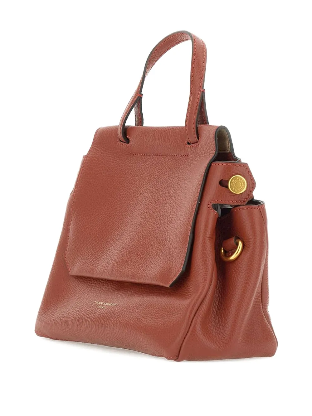 GIANNI CHIARINI Ottavia leren shopper Bruin
