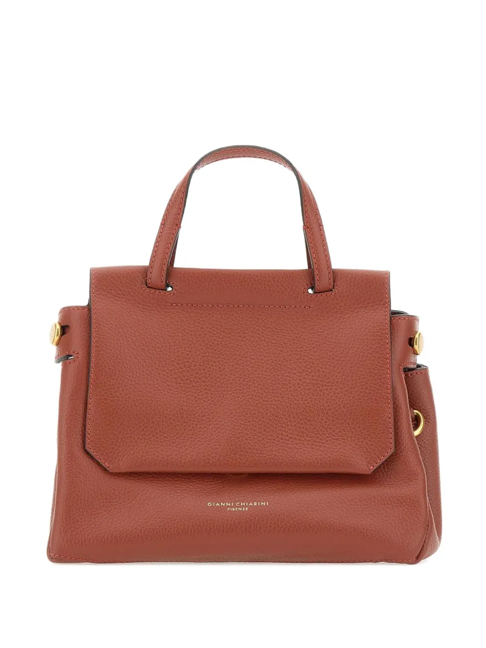 GIANNI CHIARINI Ottavia leren shopper Bruin