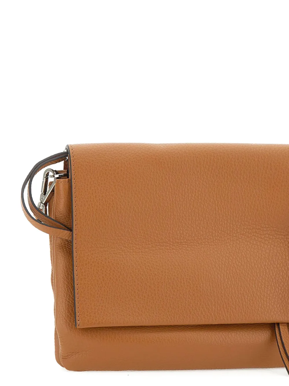 GIANNI CHIARINI medium Three leather shoulder bag Bruin