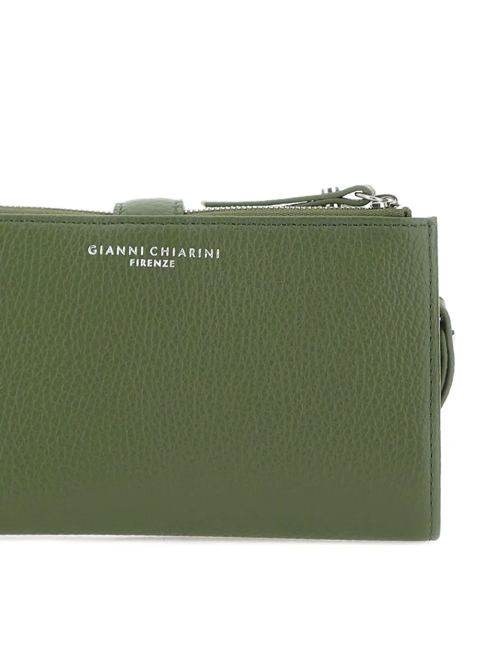 GIANNI CHIARINI Portemonnee met gegraveerd logo Groen