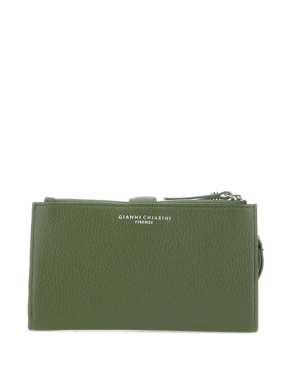 GIANNI CHIARINI Portemonnee met gegraveerd logo Groen