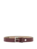 GIANNI CHIARINI pebble-textured buckle belt