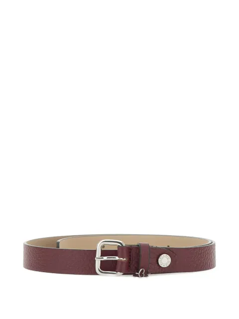 GIANNI CHIARINI pebble-textured buckle belt