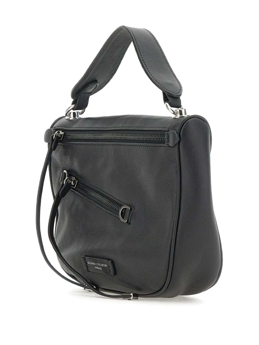 GIANNI CHIARINI Leren shopper Zwart