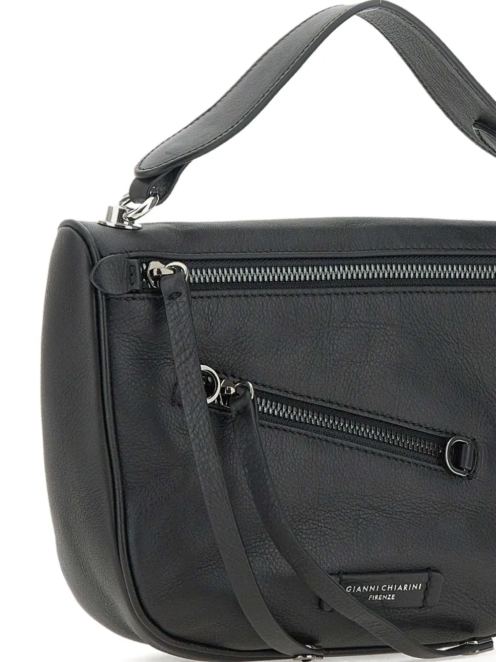 GIANNI CHIARINI Leren shopper Zwart