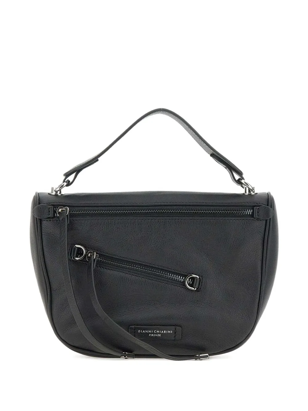 GIANNI CHIARINI Leren shopper Zwart