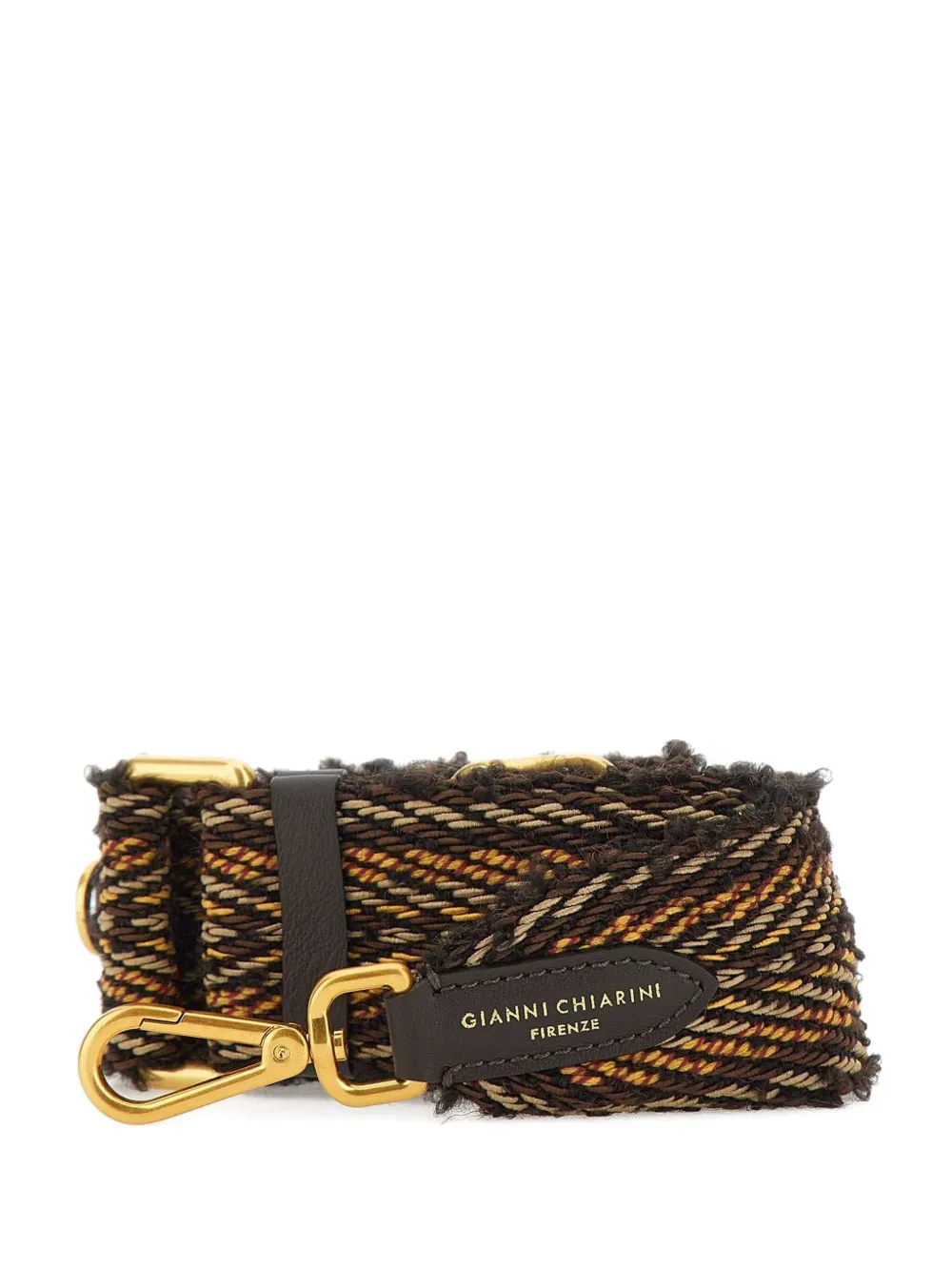 braided leather shoulder bag strap