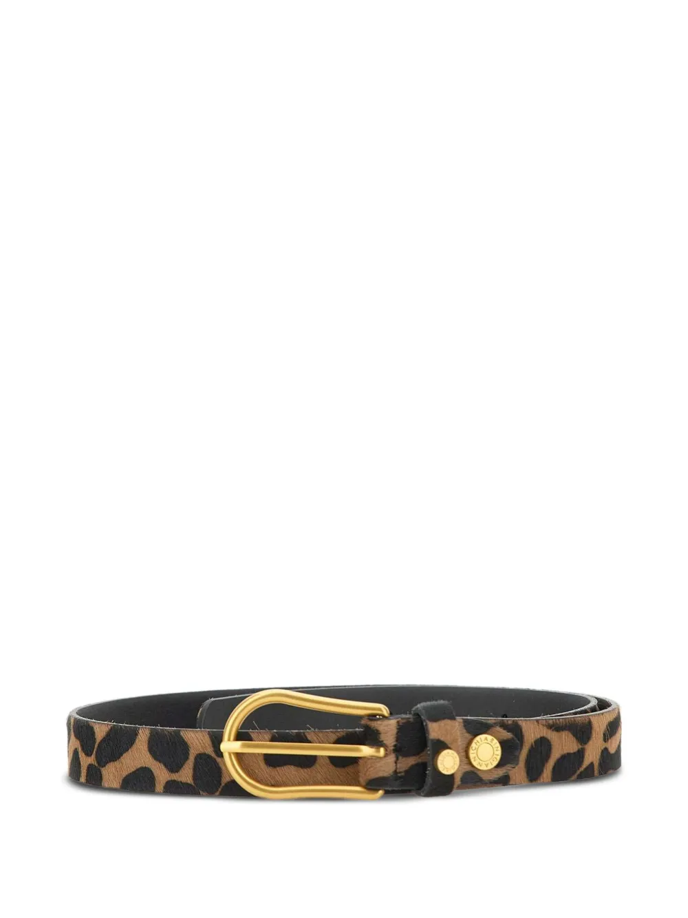 GIANNI CHIARINI Riem met luipaardprint Bruin