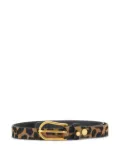 GIANNI CHIARINI leopard-print belt - Brown