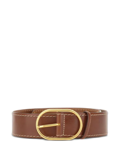 GIANNI CHIARINI oval-buckle leather belt
