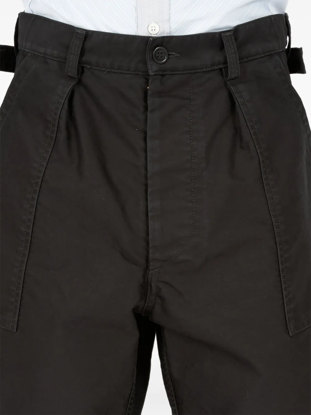 Maison Margiela ショートパンツ ブラック Maison Margiela Yoke ショートパンツ | ブラック | FARFETCH JP