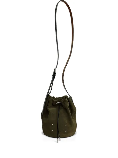Maison Margiela drawstring leather bucket bag