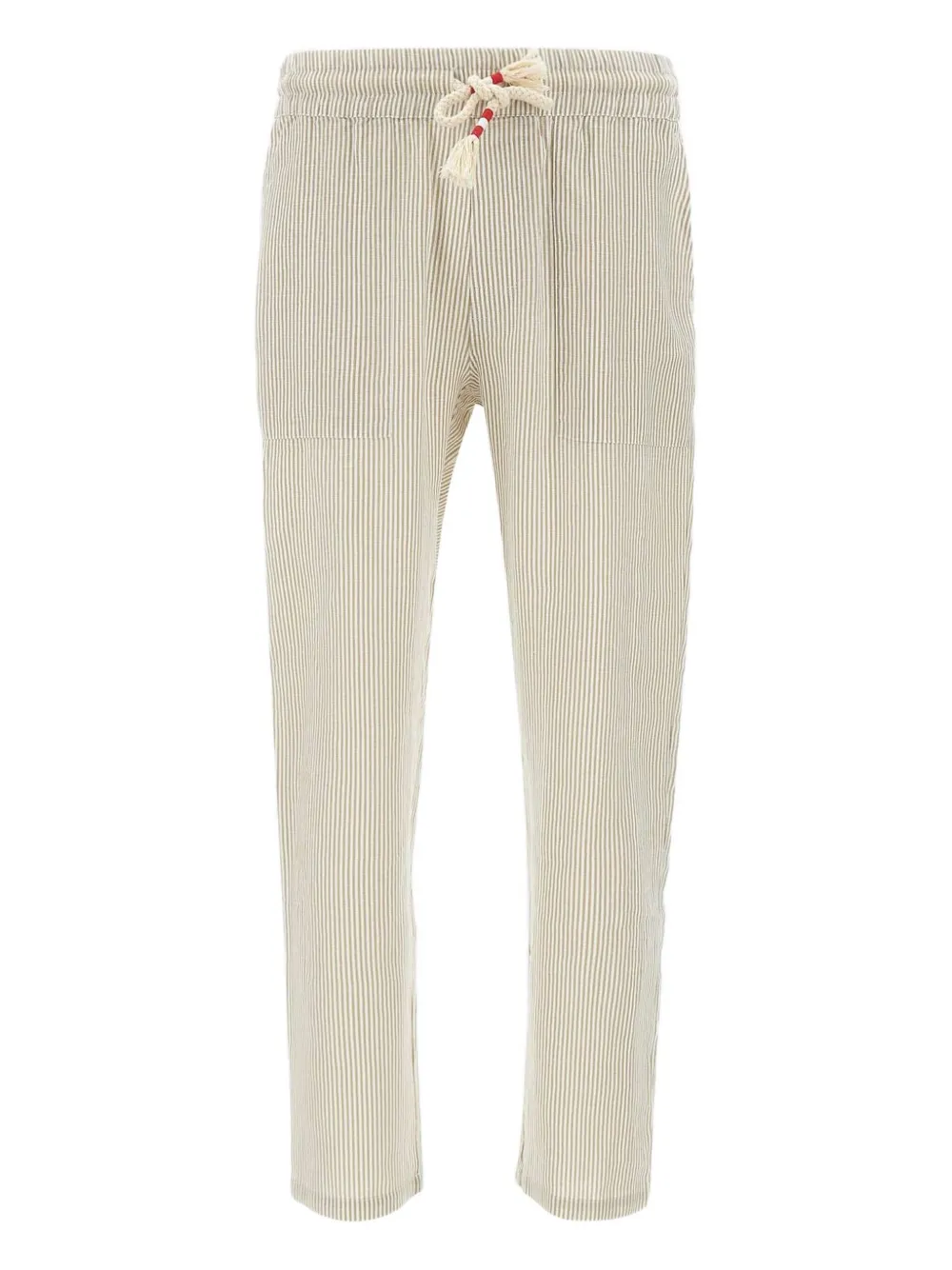 MC2 Saint Barth striped drawstring trousers | Neutrals | Image 1