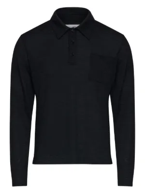 Saint Laurent ボタン ポロシャツ | ブラック | FARFETCH JP